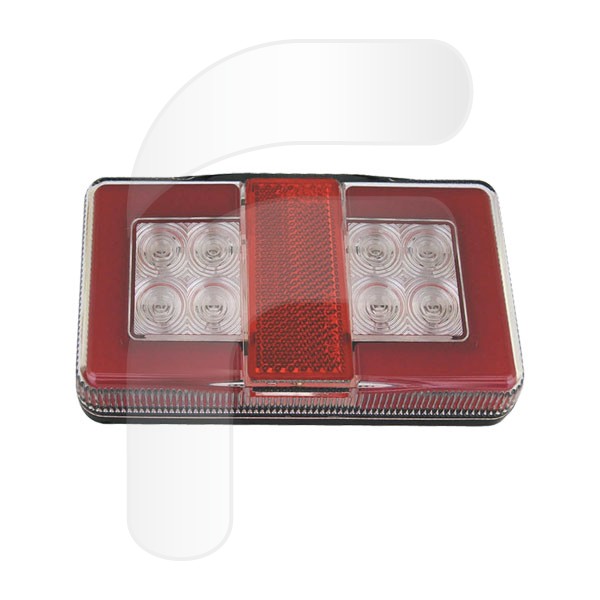 PILOTO TRASERO UNIVERSAL LED 3 FUNCIONES 12/24V